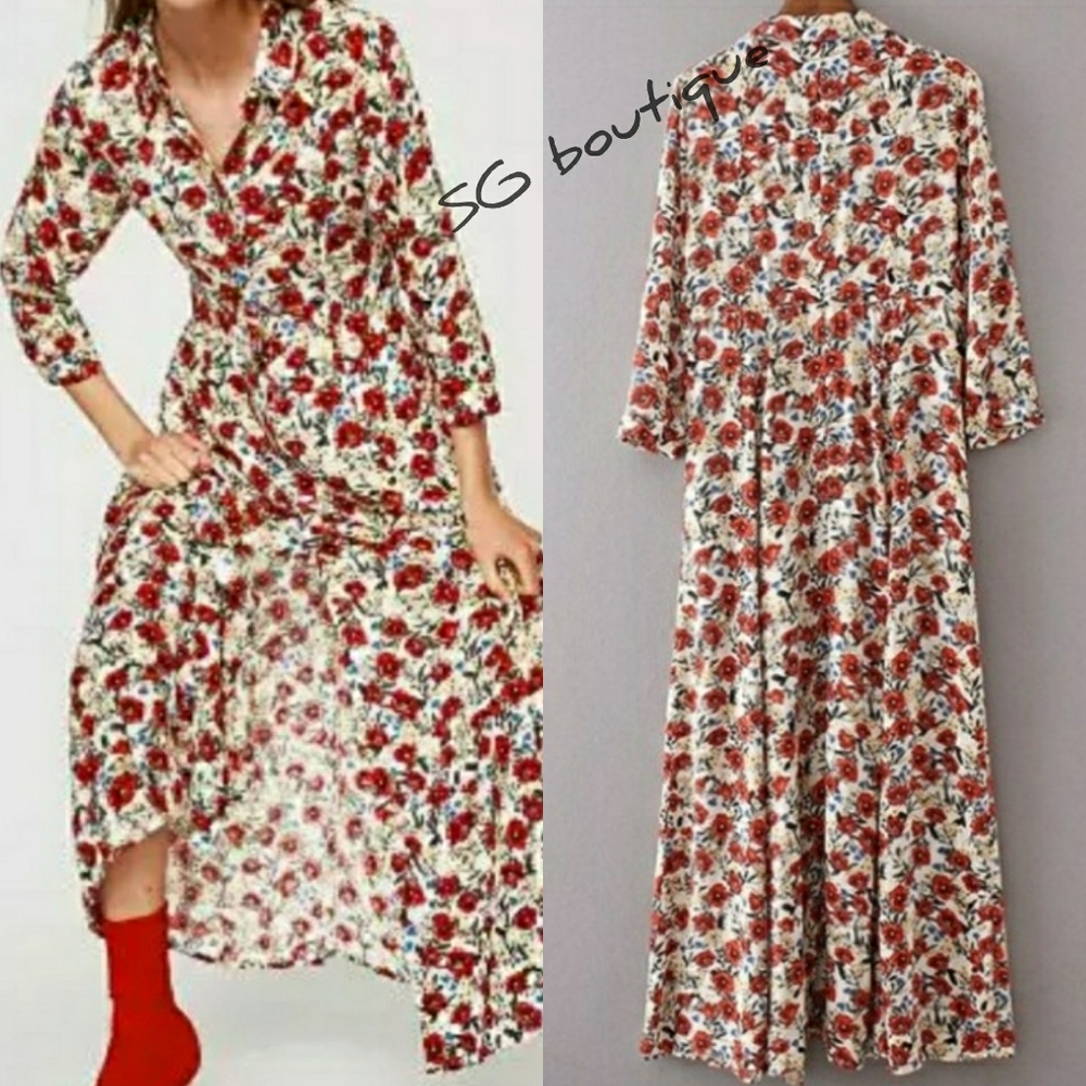 🆕⭐Boho prairie floral maxi dress duster⭐